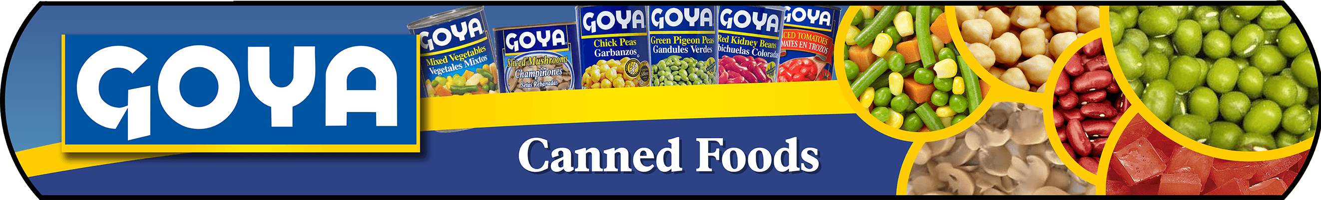 Goya Canned Goods Banner
